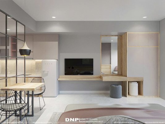 Căn studio tối giản cho người độc thân